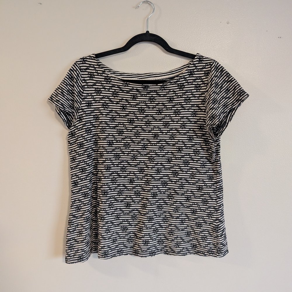 Anthropologie‎ Post Mark Embroidery Top Size S